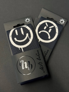 SKARPETKI ROWEROWE MB WEAR SOCKS - CZARNY UŚMIECH